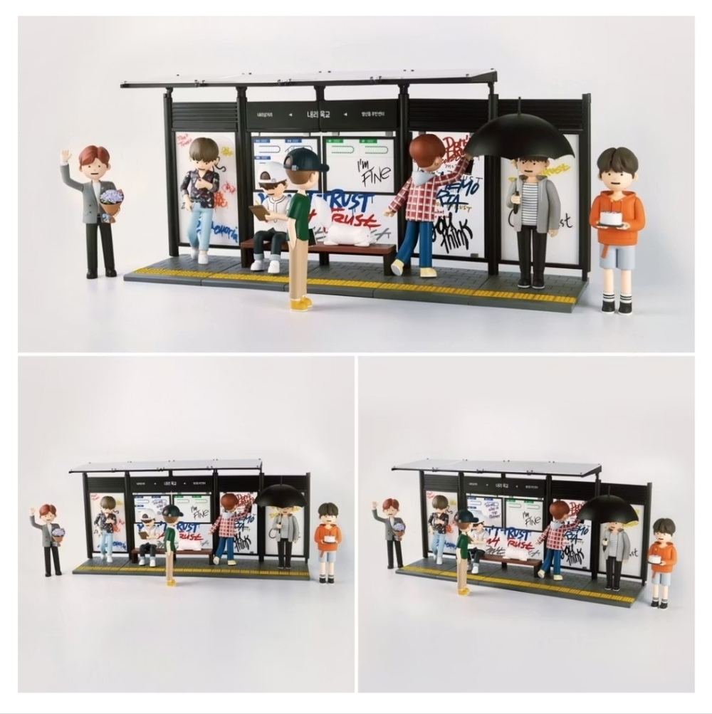 Bts Art Toy Bus Stop